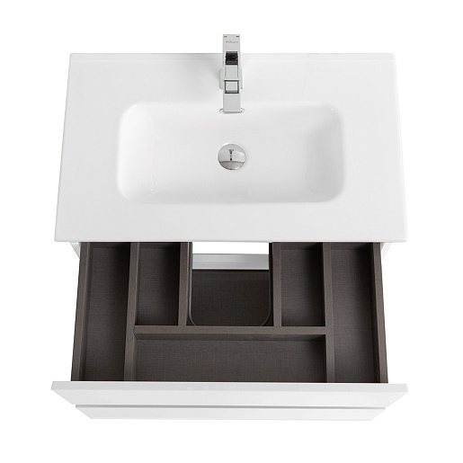 BelBagno Тумба с раковиной Kraft 39-60 подвесная Bianco Opaco с раковиной BB600/390ETL – фотография-6